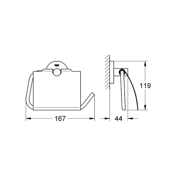 GROHE - Grohe Essentials  Porte-papier - large