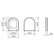 VITRA - Vitra  Integra abattant frein de chute, blanc (121-003-909) - vignette