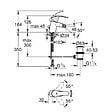 GROHE - Grohe Eurosmart Mitigeur monocommande 1/2" bidet Taille S (32929002) - vignette