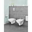 ALCA - Alca Pack Bâti support pour bidet suspendu + Bidet suspendu Grohe Bau Ceramic, blanc alpin (SetBidetGrohe-2) - vignette