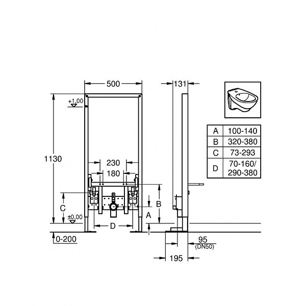 GROHE - Grohe Rapid SL pour bidet (38581001) - large
