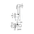 GROHE - Grohe Tempesta-F Trigger Spray 30 Ensemble avec robinet d'arrêt 1 jet, chromé (27514001) - vignette