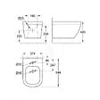 ALCA - Alca Pack Bâti support pour bidet suspendu + Bidet suspendu Grohe, blanc alpin (SetBidetGrohe-1) - vignette