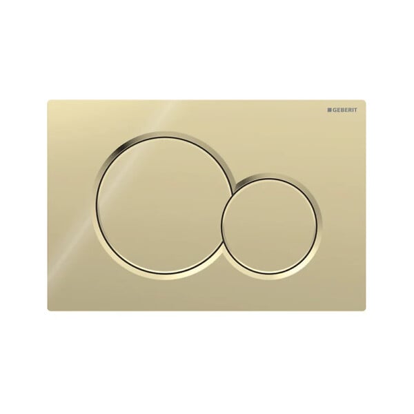 GEBERIT - Geberit Plaque de déclenchement  Sigma01 pour rinçage double touche (115.770.DT.5) - large