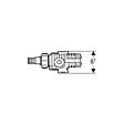 GEBERIT - Robinet flotteur Geberit - Type 380 - Alimentation latérale - Ø3/8 mm - vignette