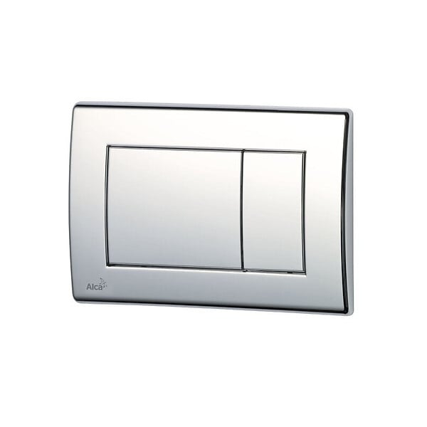 ALCA - Alca Plaque de commande pour WC suspendus, Chrome brillant (m271) - large