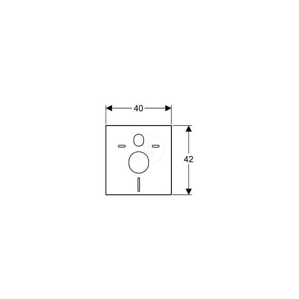 GEBERIT - Kit d'isolation phonique pour WC et bidet - large