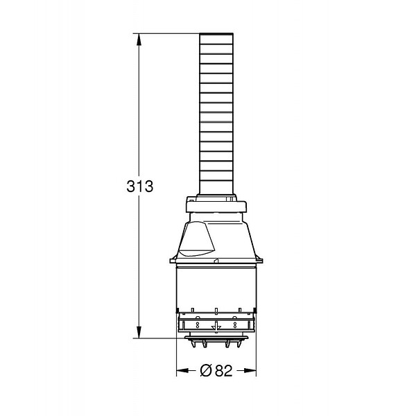 GROHE - Grohe Soupape d'évacuation Servo (43486000) - large