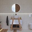 SWISS AQUA TECHNOLOGIES - Meuble de salle de bain sous lavabo Naturel Home 80x73x46 cm, blanc  (HOMEUMDB) - vignette
