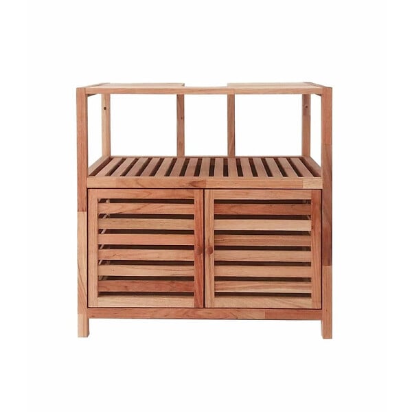SWISS AQUA TECHNOLOGIES - Swiss Aqua Technologies Meuble de salle de bain sous lavabo Naturel Home 67,5x63x35,5 cm, bois  (HOMEUM) - large