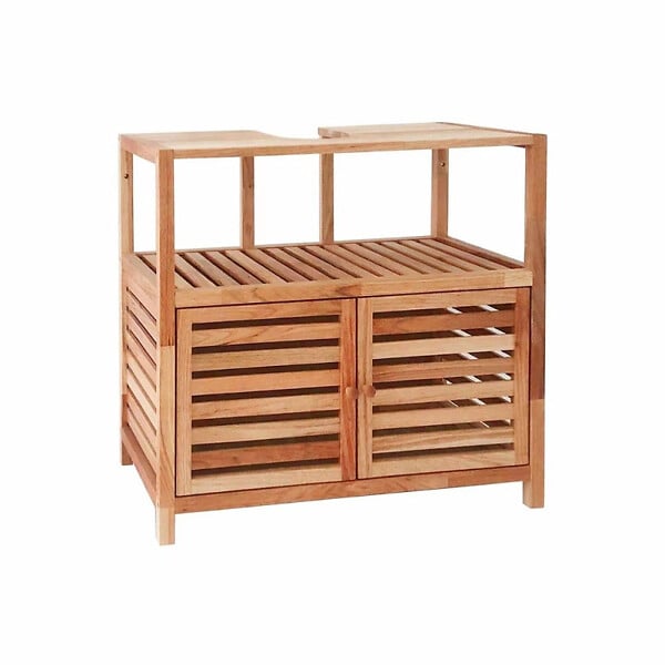 SWISS AQUA TECHNOLOGIES - Swiss Aqua Technologies Meuble de salle de bain sous lavabo Naturel Home 67,5x63x35,5 cm, bois  (HOMEUM) - large