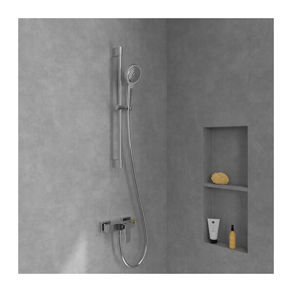 VILLEROY & BOCH - Villeroy & Boch Architectura Square Mitigeur Monocommande de douche  , Chrome (TVS12500100061) - large