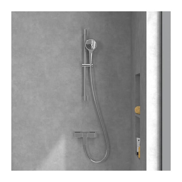 VILLEROY & BOCH - Villeroy & Boch Architectura Square Mitigeur Monocommande de douche  , Chrome (TVS12500100061) - large