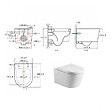 GROHE - Grohe Pack WC Rapid SL autoportant + WC sans bride SAT, fixations cachées + Plaque chrome + Set d'isolation phonique - vignette