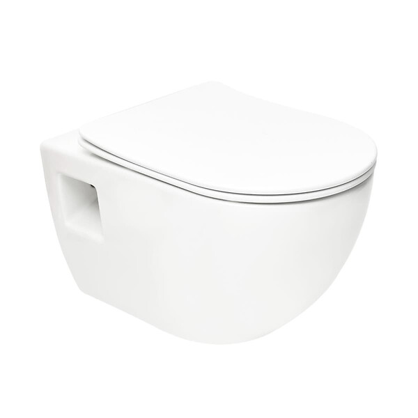 VILLEROY & BOCH - ViConnect Pro S Pack WC bâti Villeroy & Boch + WC Swiss Aqua Technologies + abattant SoftClose + plaque (VICONPROJECT-2CH) - large