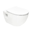 VILLEROY & BOCH - ViConnect Pro S Pack WC bâti Villeroy & Boch + WC Swiss Aqua Technologies + abattant SoftClose + plaque (VICONPROJECT-2CH) - vignette