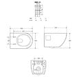 VILLEROY & BOCH - ViConnect Pro S Pack WC bâti Villeroy & Boch + WC Swiss Aqua Technologies + abattant SoftClose + plaque (VICONPROJECT-2CH) - vignette