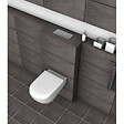GROHE - Pack WC bâti autoportant + WC sans bride SAT + Abattant softclose + Plaque chrome mat + Set habillage - vignette