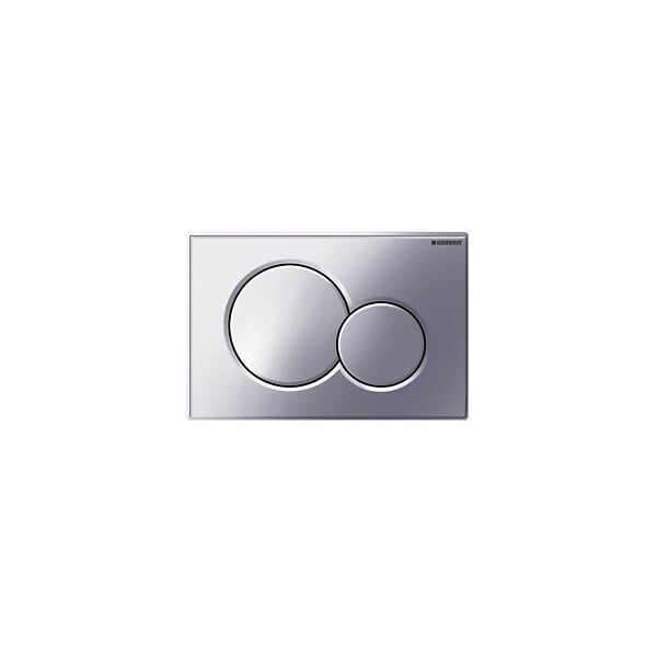 GEBERIT - Pack WC Bati Geberit Duofix UP320 + cuvette Roca sans bride + abattant Soft Close + Plaque Chrome (GebOna-N) - large