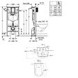 GROHE - Pack WC Bâti autoportant Solido + WC sans bride SAT Brevis + Abattant ultra-fin softclose + Plaque chrome (AUTOPORTANT-BREVIS-1) - vignette