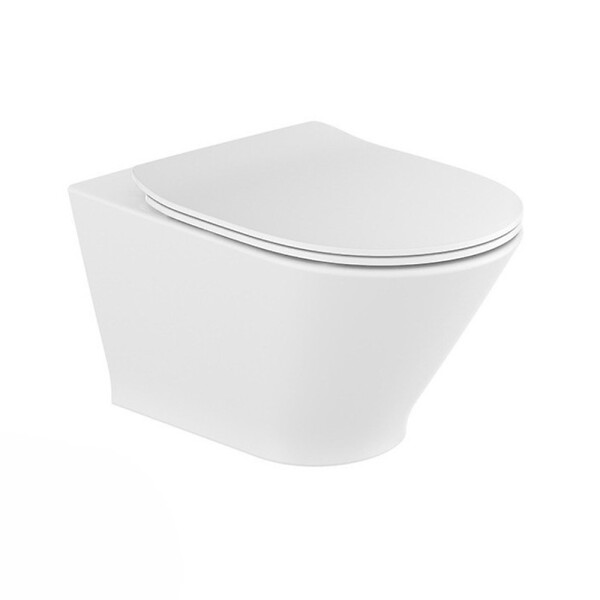 VILLEROY & BOCH - Pack WC Bâti Villeroy & Boch + WC Roca sans bride fixations invisibles + Plaque blanche + Habillage (ViConnectGap-2-sabo) - large