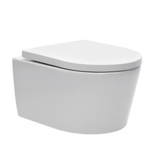 GROHE - Grohe Pack WC Bâti autoportant Rapid SL + WC SAT sans bride et fixations invisibles + Plaque Noir mat (ProjectSATrimless-KF0) - large