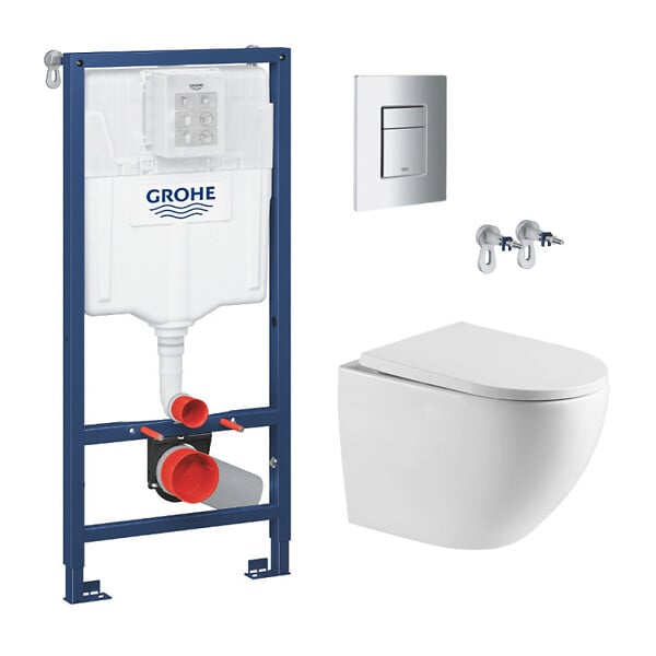 SWISS AQUA TECHNOLOGIES - Pack WC Rapid SL + WC sans bride Swiss Aqua Technologies + Plaque de commande Skate Cosmopolitan (RapidSL-FusionTQ-1) - large