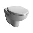 GROHE - Pack WC Bâti Autoportant Rapid SL + WC Vitra Normus sans bride + Abattant softclose + Set habillage + Plaque chrome - vignette