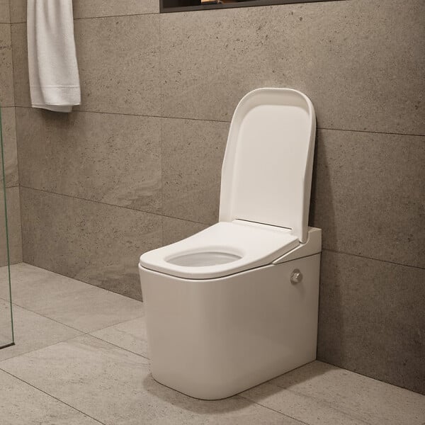 SWISS AQUA TECHNOLOGIES - Swiss Aqua Technologies Ultimax WC hybride avec réservoir intégré et abattant frein de chute (SATOFSHFS3) - large