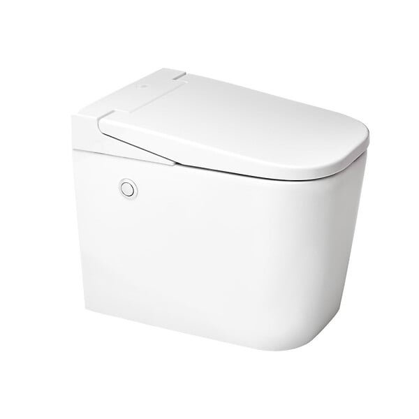 SWISS AQUA TECHNOLOGIES - Swiss Aqua Technologies Ultimax WC hybride avec réservoir intégré et abattant frein de chute (SATOFSHFS3) - large