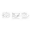GROHE - Pack WC Bâti-support Rapid SL + WC sans bride Lucco Avva + Abattant softclose + Plaque chrome (RapidSL-Avva-1) - vignette