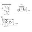 GROHE - Grohe Pack WC Rapid SL + cuvette VITRA S50 avec bride + abattant softclose + Plaque de commande Skate Chrome (GROHE-S50softclose) - vignette