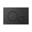 SWISS AQUA TECHNOLOGIES - Pack WC bâti-autoportant + WC sans bride SAT Infinitio + Abattant SoftClose + Plaque noir mat (SMART-BlackInfinitio-M678) - vignette