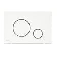 SWISS AQUA TECHNOLOGIES - Pack WC bâti-autoportant + WC SAT infinitio sans bride fixations invisibles + Abattant softclose + Plaque blanche/chrome - vignette