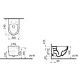 SWISS AQUA TECHNOLOGIES - Pack WC bâti-autoportant + WC SAT infinitio sans bride fixations invisibles + Abattant softclose + Plaque blanche/chrome - vignette