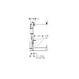 GEBERIT - Pack WC Bati UP100 + WC sans bride Villeroy & Boch Architectura, fixations invisibles + Abattant + Plaque blanche - vignette