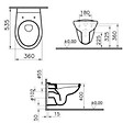 GROHE - Grohe Pack WC Bâti Autoportant Rapid SL + WC sans bride Vitra Normus + Abattant softclose + Plaque chrome - vignette