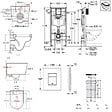 GROHE - Grohe Pack WC Rapid SL + Cuvette sans bride SAT, fixations invisibles + Plaque Noir mat + Set habillage (RapidSL-SATrimless-KF0-sabo) - vignette
