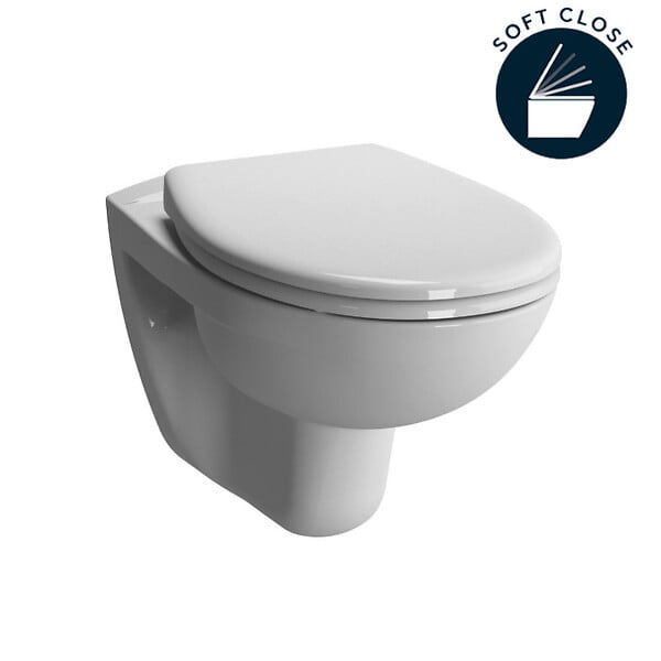 GROHE - Pack WC Bâti Autoportant Rapid SL + WC Vitra Normus + Abattant softclose + Plaque chrome - large
