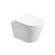 SWISS AQUA TECHNOLOGIES - Pack WC Bâti autoportant + WC sans bride SAT Infinitio + Abattant softclose + Plaque blanc alpin (PROINFI3AM) - vignette