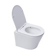 SWISS AQUA TECHNOLOGIES - Pack WC Bâti autoportant + WC sans bride SAT Infinitio + Abattant softclose + Plaque blanc alpin (PROINFI3AM) - vignette