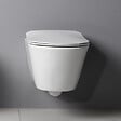 GEBERIT - Pack WC Bati-support Geberit + WC sans bride Avva + Abattant SoftClose + Plaque blanche + Set d'isolation phonique (AvvaGeb3SET) - vignette