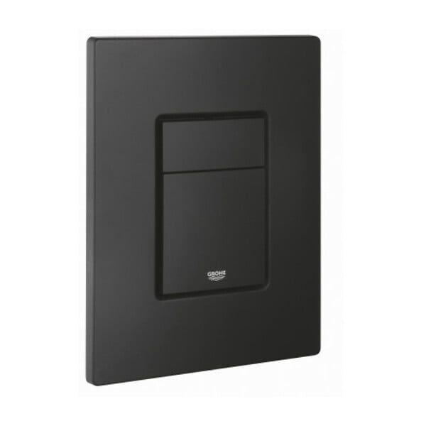GROHE - Pack WC Bâti-support Rapid SL + WC Swiss Aqua Technologies Infinitio sans bride + Plaque Noir mat (RapidSL082-Infinitio-KF0) - large