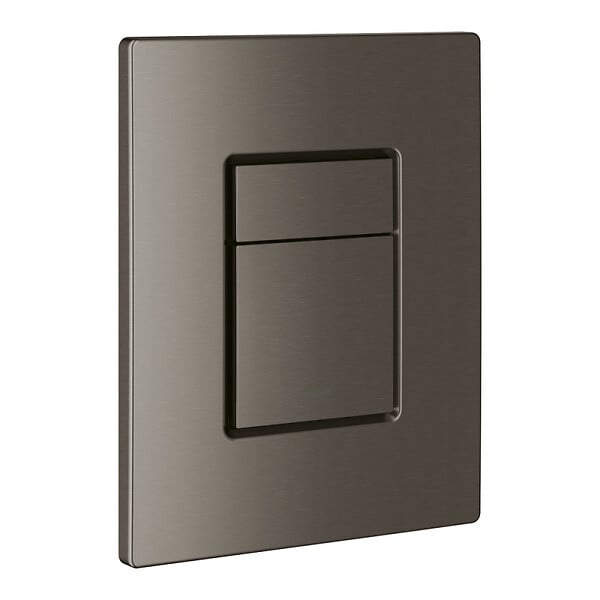 GROHE - Grohe Pack WC bâti-autorportant Rapid SL + WC infinitio noir mat sans bride + Abattant softclose + Plaque (ProjectBlackInfinitio-AL0) - large