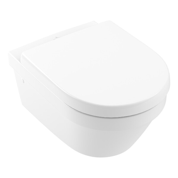 VILLEROY & BOCH - Pack WC Bâti-support Villeroy & Boch + Cuvette Villeroy sans bride + Plaque blanche + Set habillage (ViConnectArchi2-2-sabo) - large