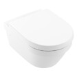 VILLEROY & BOCH - Pack WC Bâti-support Villeroy & Boch + Cuvette Villeroy sans bride + Plaque blanche + Set habillage (ViConnectArchi2-2-sabo) - vignette