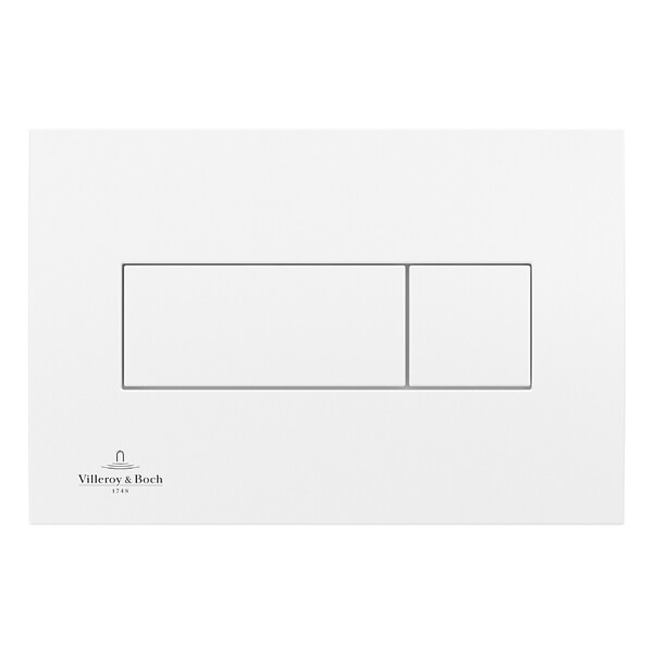 VILLEROY & BOCH - Pack WC Bâti-support Villeroy & Boch + Cuvette Villeroy sans bride + Plaque blanche + Set habillage (ViConnectArchi2-2-sabo) - large