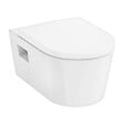 VILLEROY & BOCH - ViConnect Pro S Pack WC Bâti Villeroy & Boch + WC sans bride Hansgrohe EluPura + Abattant softclose + Plaque Chrome (VCNPURAS1) - vignette