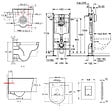 GROHE - Pack WC autoportant avec cuvette Swiss Aqua Technologies sans bride + Plaque chrome (ProjectSATrimless-1-SP) - vignette