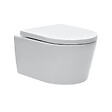 SWISS AQUA TECHNOLOGIES - Pack WC Rapid SL + Cuvette sans bride SAT, fixations invisibles + Plaque Noir mat - vignette
